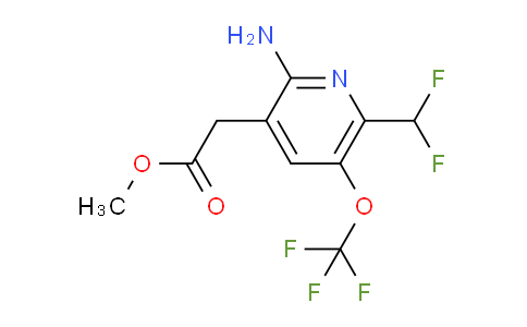 AM22250 | 1803431-43-7 | Methyl 2-amino-6-(difluoromethyl)-5-(trifluoromethoxy)pyridine-3-acetate