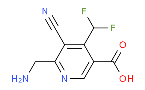 AM222505 | 1805285-87-3 | 2-(Aminomethyl)-3-cyano-4-(difluoromethyl)pyridine-5-carboxylic acid
