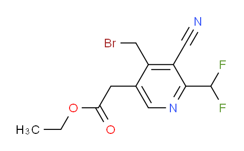 AM222522 | 1805475-88-0 | Ethyl 4-(bromomethyl)-3-cyano-2-(difluoromethyl)pyridine-5-acetate