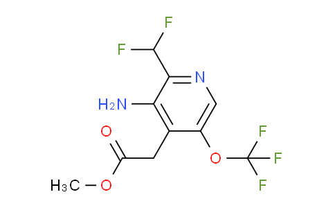 AM22253 | 1803447-65-5 | Methyl 3-amino-2-(difluoromethyl)-5-(trifluoromethoxy)pyridine-4-acetate