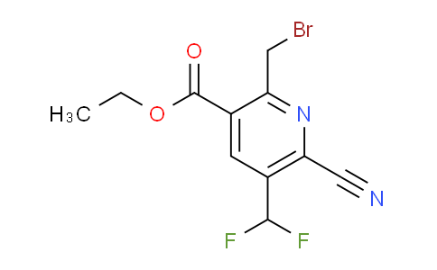 AM222531 | 1805507-47-4 | Ethyl 2-(bromomethyl)-6-cyano-5-(difluoromethyl)pyridine-3-carboxylate