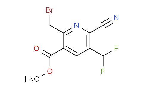AM222536 | 1805978-52-2 | Methyl 2-(bromomethyl)-6-cyano-5-(difluoromethyl)pyridine-3-carboxylate