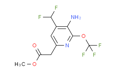 AM22254 | 1804534-44-8 | Methyl 3-amino-4-(difluoromethyl)-2-(trifluoromethoxy)pyridine-6-acetate
