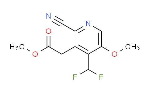 AM222540 | 1807104-72-8 | Methyl 2-cyano-4-(difluoromethyl)-5-methoxypyridine-3-acetate
