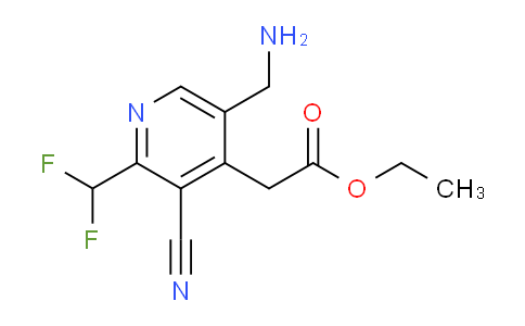 AM222543 | 1805035-29-3 | Ethyl 5-(aminomethyl)-3-cyano-2-(difluoromethyl)pyridine-4-acetate