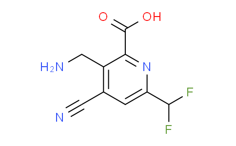 3-(Aminomethyl)-4-cyano-6-(difluoromethyl)pyridine-2-carboxylic acid