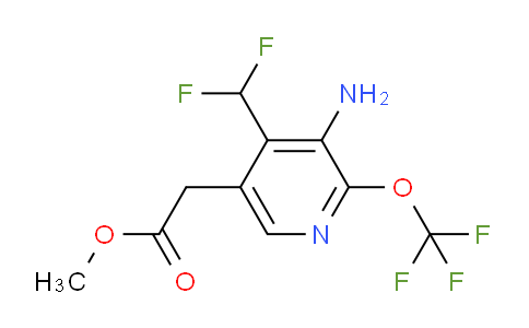 AM22256 | 1804373-98-5 | Methyl 3-amino-4-(difluoromethyl)-2-(trifluoromethoxy)pyridine-5-acetate