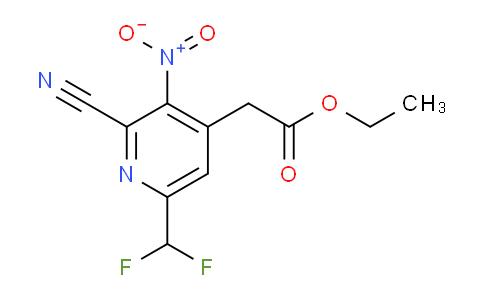AM222565 | 1805473-46-4 | Ethyl 2-cyano-6-(difluoromethyl)-3-nitropyridine-4-acetate