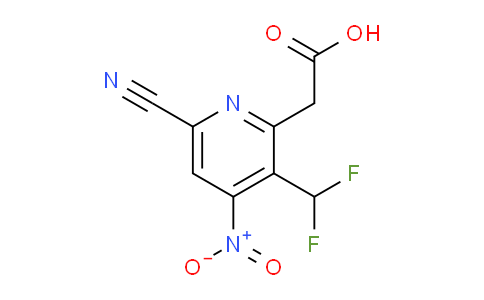 AM222566 | 1804423-87-7 | 6-Cyano-3-(difluoromethyl)-4-nitropyridine-2-acetic acid