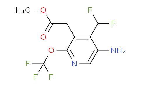 AM22257 | 1803952-21-7 | Methyl 5-amino-4-(difluoromethyl)-2-(trifluoromethoxy)pyridine-3-acetate