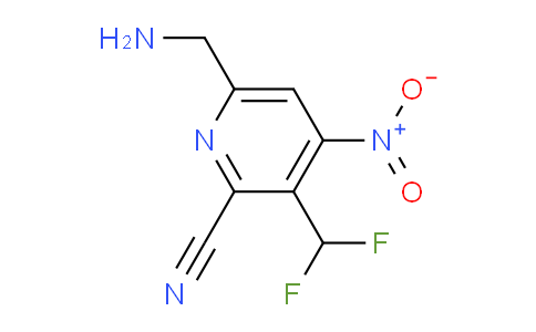 6-(Aminomethyl)-2-cyano-3-(difluoromethyl)-4-nitropyridine