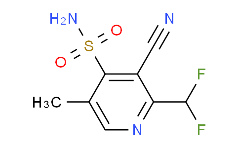 3-Cyano-2-(difluoromethyl)-5-methylpyridine-4-sulfonamide