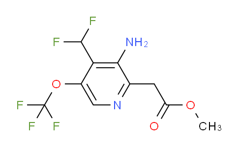 AM22259 | 1806098-42-9 | Methyl 3-amino-4-(difluoromethyl)-5-(trifluoromethoxy)pyridine-2-acetate