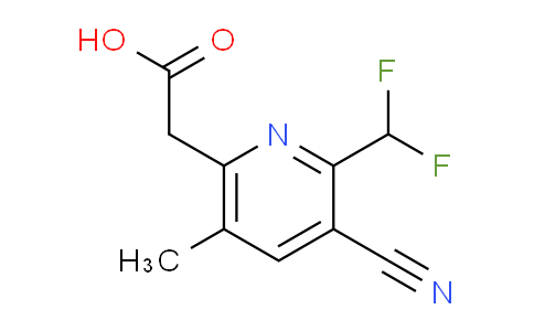 AM222590 | 1806954-59-5 | 3-Cyano-2-(difluoromethyl)-5-methylpyridine-6-acetic acid