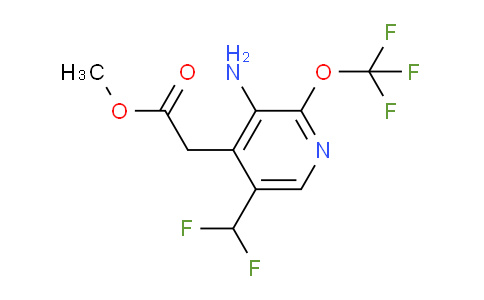AM22263 | 1804603-61-9 | Methyl 3-amino-5-(difluoromethyl)-2-(trifluoromethoxy)pyridine-4-acetate
