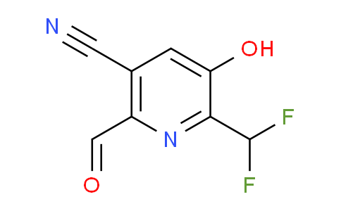 5-Cyano-2-(difluoromethyl)-3-hydroxypyridine-6-carboxaldehyde