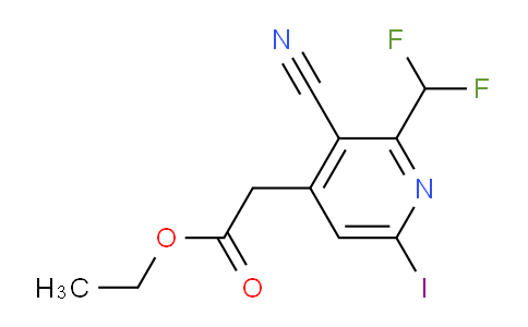 AM222634 | 1805374-47-3 | Ethyl 3-cyano-2-(difluoromethyl)-6-iodopyridine-4-acetate