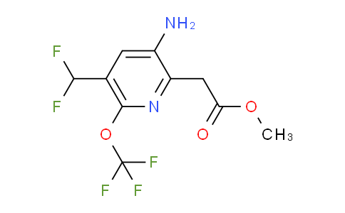 AM22264 | 1806098-46-3 | Methyl 3-amino-5-(difluoromethyl)-6-(trifluoromethoxy)pyridine-2-acetate