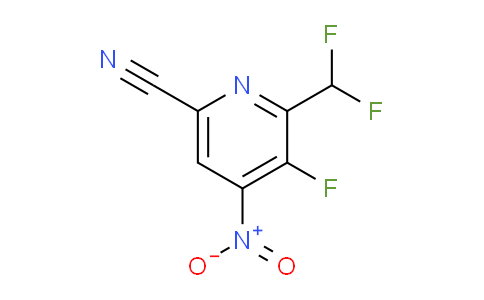 6-Cyano-2-(difluoromethyl)-3-fluoro-4-nitropyridine