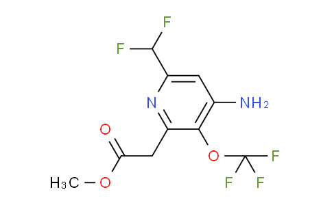 AM22266 | 1806098-50-9 | Methyl 4-amino-6-(difluoromethyl)-3-(trifluoromethoxy)pyridine-2-acetate