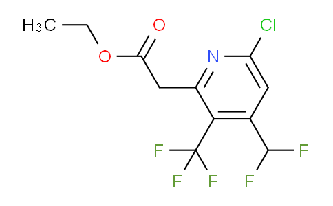 AM222666 | 1804484-21-6 | Ethyl 6-chloro-4-(difluoromethyl)-3-(trifluoromethyl)pyridine-2-acetate