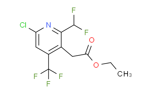 AM222667 | 1806075-29-5 | Ethyl 6-chloro-2-(difluoromethyl)-4-(trifluoromethyl)pyridine-3-acetate