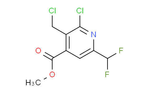 Methyl 2-chloro-3-(chloromethyl)-6-(difluoromethyl)pyridine-4-carboxylate