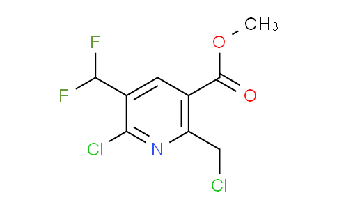 Methyl 2-chloro-6-(chloromethyl)-3-(difluoromethyl)pyridine-5-carboxylate