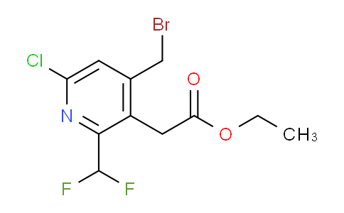 AM222690 | 1807071-90-4 | Ethyl 4-(bromomethyl)-6-chloro-2-(difluoromethyl)pyridine-3-acetate