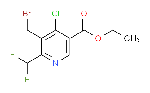 AM222696 | 1806060-62-7 | Ethyl 3-(bromomethyl)-4-chloro-2-(difluoromethyl)pyridine-5-carboxylate