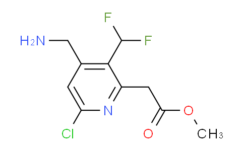 AM222703 | 1806944-57-9 | Methyl 4-(aminomethyl)-6-chloro-3-(difluoromethyl)pyridine-2-acetate
