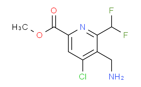 AM222709 | 1804488-09-2 | Methyl 3-(aminomethyl)-4-chloro-2-(difluoromethyl)pyridine-6-carboxylate