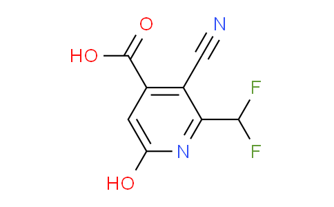 3-Cyano-2-(difluoromethyl)-6-hydroxypyridine-4-carboxylic acid