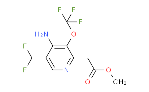 AM22272 | 1804534-59-5 | Methyl 4-amino-5-(difluoromethyl)-3-(trifluoromethoxy)pyridine-2-acetate