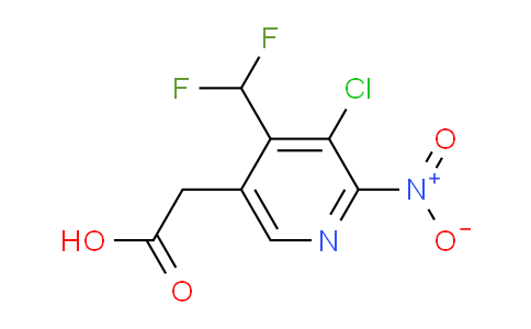AM222725 | 1805413-55-1 | 3-Chloro-4-(difluoromethyl)-2-nitropyridine-5-acetic acid