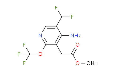 AM22273 | 1804611-89-9 | Methyl 4-amino-5-(difluoromethyl)-2-(trifluoromethoxy)pyridine-3-acetate