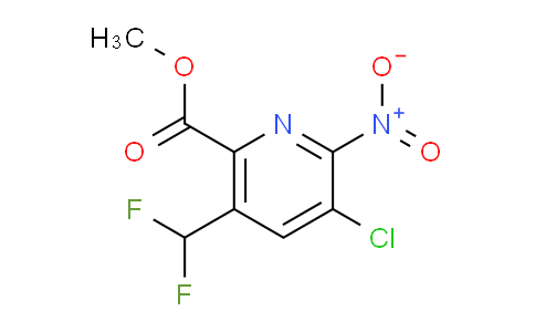 AM222730 | 1806046-24-1 | Methyl 3-chloro-5-(difluoromethyl)-2-nitropyridine-6-carboxylate