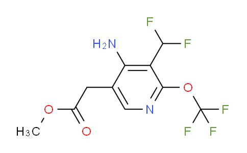 AM22274 | 1804611-86-6 | Methyl 4-amino-3-(difluoromethyl)-2-(trifluoromethoxy)pyridine-5-acetate