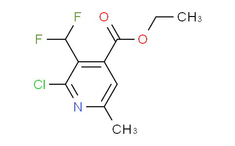 Ethyl 2-chloro-3-(difluoromethyl)-6-methylpyridine-4-carboxylate