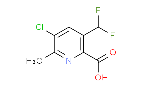 AM222750 | 1807070-10-5 | 3-Chloro-5-(difluoromethyl)-2-methylpyridine-6-carboxylic acid