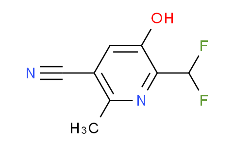 5-Cyano-2-(difluoromethyl)-3-hydroxy-6-methylpyridine