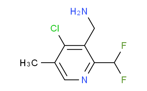 3-(Aminomethyl)-4-chloro-2-(difluoromethyl)-5-methylpyridine