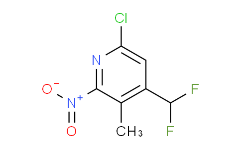 6-Chloro-4-(difluoromethyl)-3-methyl-2-nitropyridine