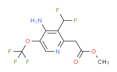 AM22276 | 1806098-54-3 | Methyl 4-amino-3-(difluoromethyl)-5-(trifluoromethoxy)pyridine-2-acetate