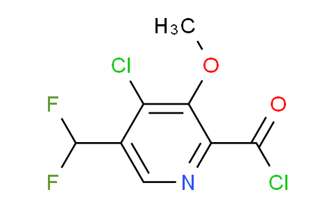 4-Chloro-5-(difluoromethyl)-3-methoxypyridine-2-carbonyl chloride