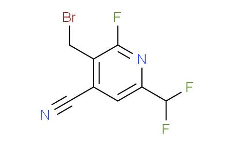 3-(Bromomethyl)-4-cyano-6-(difluoromethyl)-2-fluoropyridine