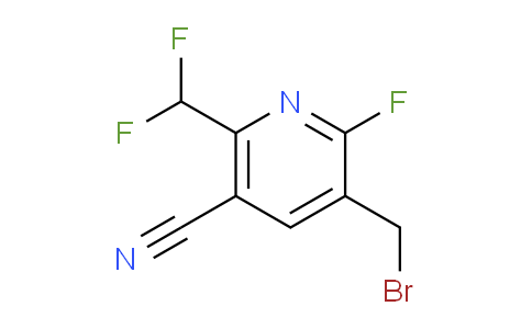 3-(Bromomethyl)-5-cyano-6-(difluoromethyl)-2-fluoropyridine