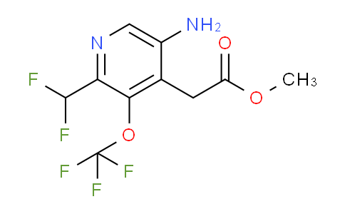 AM22279 | 1803952-75-1 | Methyl 5-amino-2-(difluoromethyl)-3-(trifluoromethoxy)pyridine-4-acetate