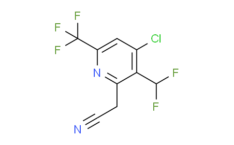 AM222797 | 1805368-42-6 | 4-Chloro-3-(difluoromethyl)-6-(trifluoromethyl)pyridine-2-acetonitrile