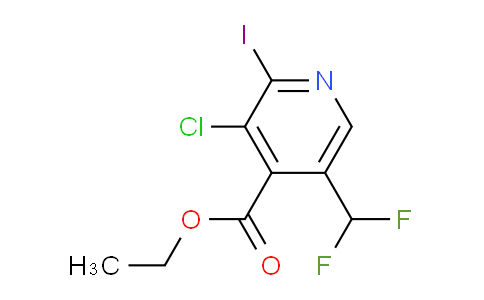 AM222806 | 1807074-14-1 | Ethyl 3-chloro-5-(difluoromethyl)-2-iodopyridine-4-carboxylate